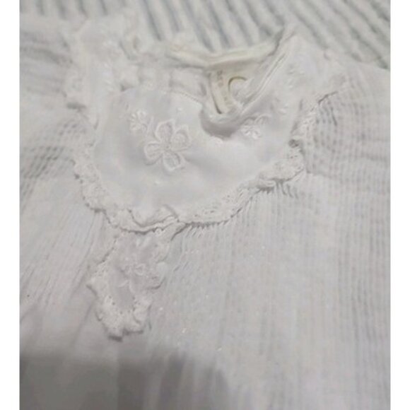 Vintage 60s CHERUBS Designer Collection Baby Christening Gown Slip Bonnet Set NB - Picture 4 of 16